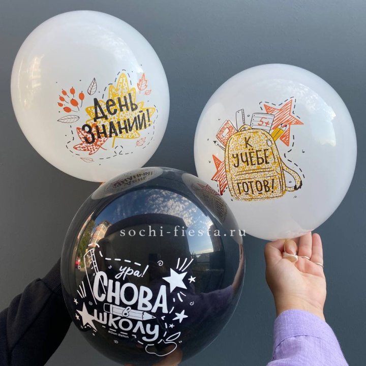 Воздушный шар к 1 сентября в Екатеринбурге