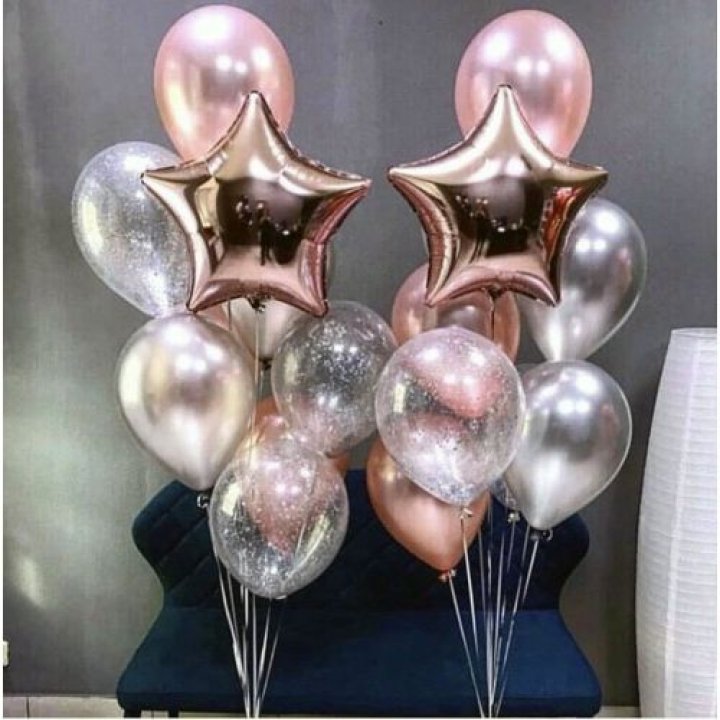 Фонтаны шаров "Дубль старт" в Екатеринбурге