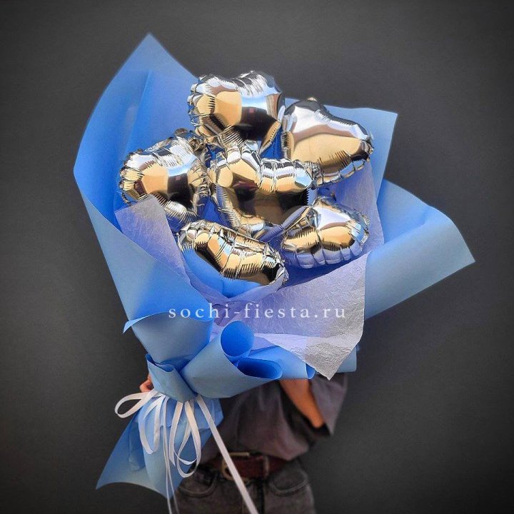 Букет из шаров сердец  №2 в Екатеринбурге