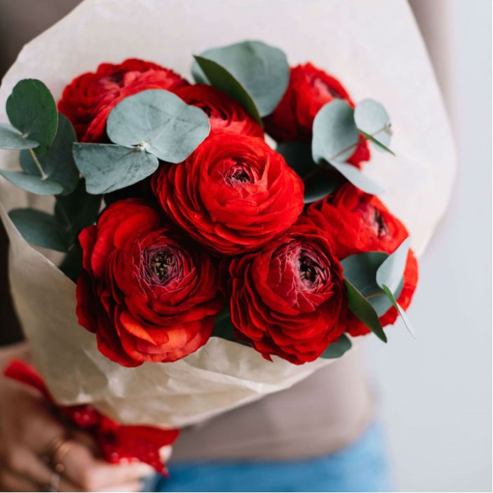 Букет ранункулюсов  в Екатеринбурге