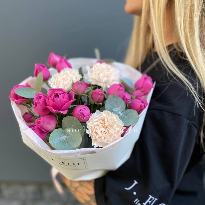 Букет с мисти бабблс №2 в Екатеринбурге