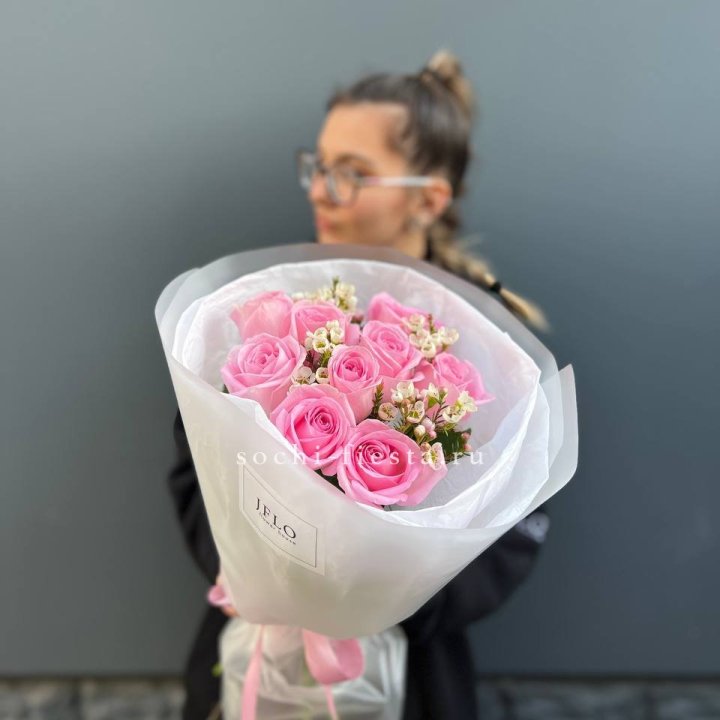 Букет розовых роз  в Екатеринбурге
