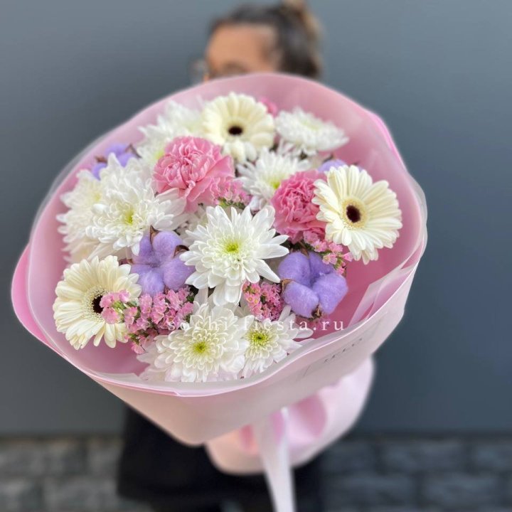 Букет цветов "Пинк спринг" в Екатеринбурге