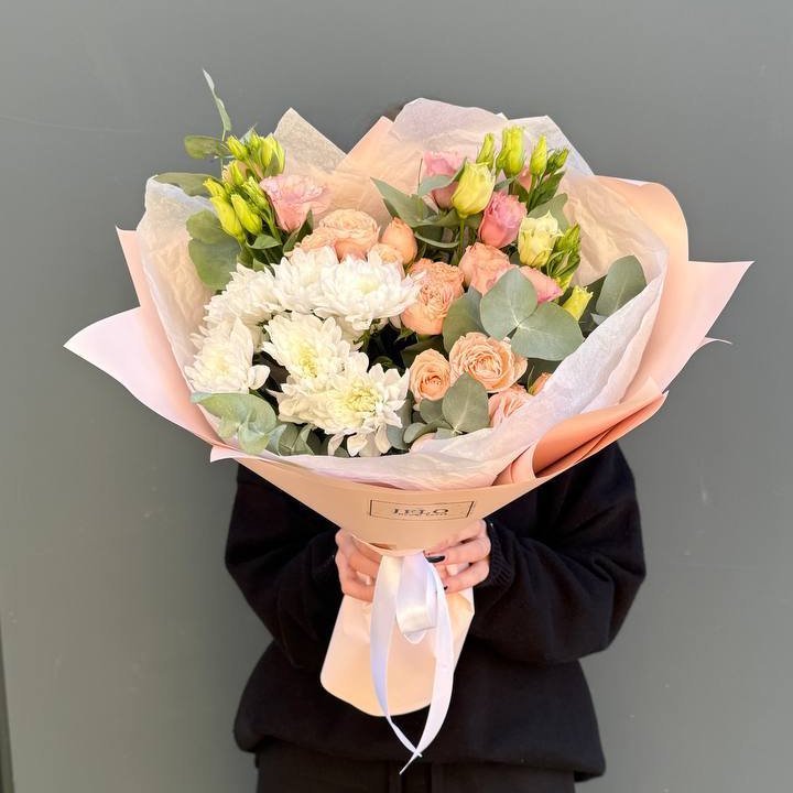 Букет "Персиковая нежность" в Екатеринбурге