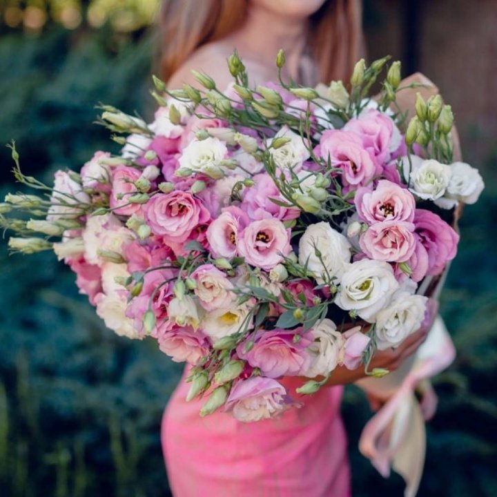 Букет эустом №1  в Екатеринбурге