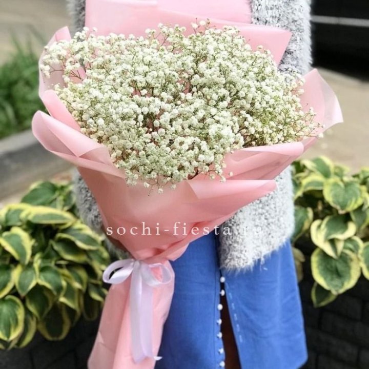 Белоснежные гипсофилы в Екатеринбурге