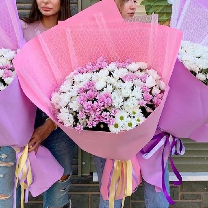 Букет хризантем №3 в Екатеринбурге