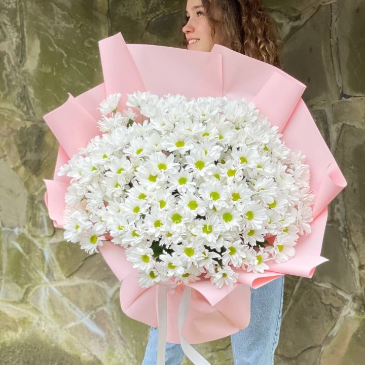  Букет хризантем "Крем" в Екатеринбурге