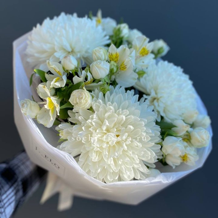 Букет из хризантем "Миранда" в Екатеринбурге