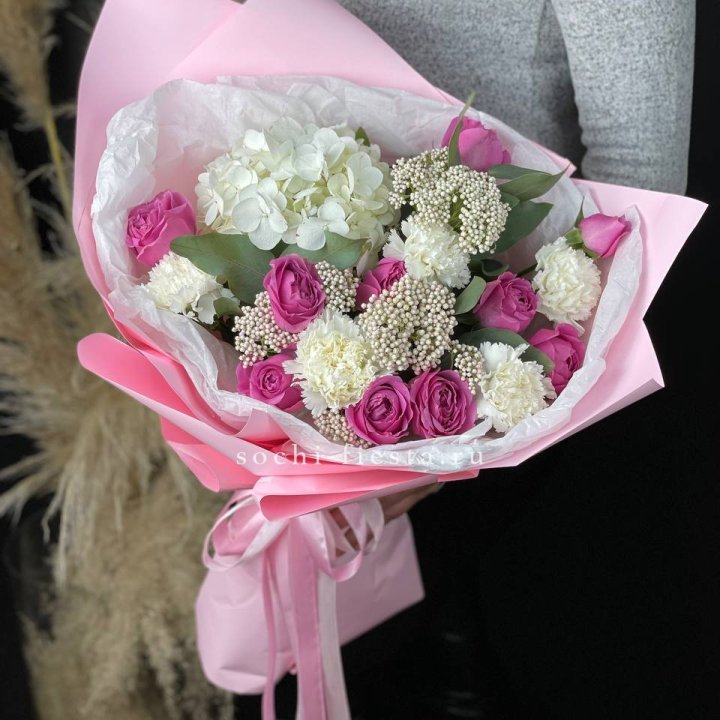 Букет с мисти бабблс №1 в Екатеринбурге