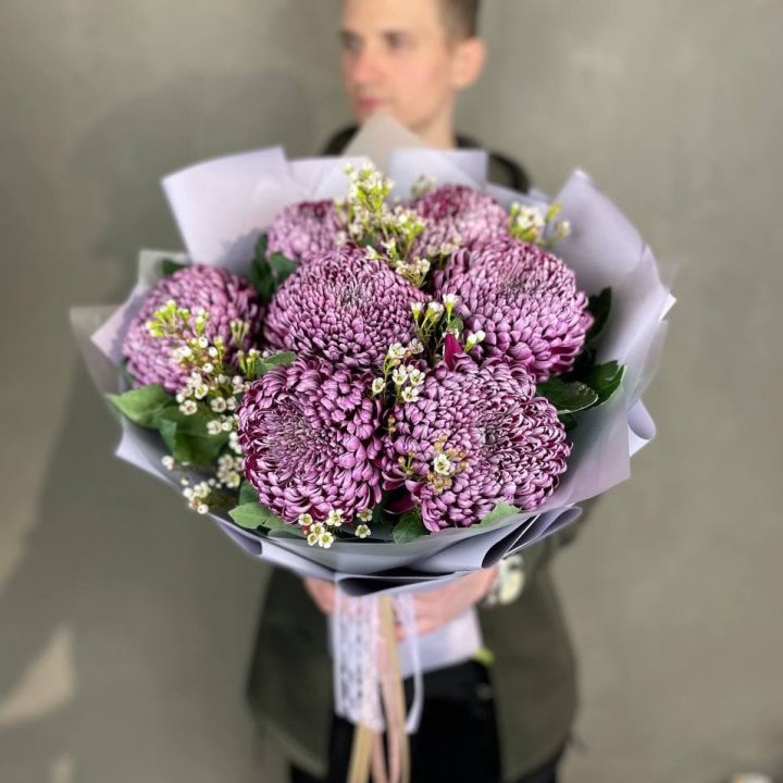 Букет хризантем "Палермо" в Екатеринбурге
