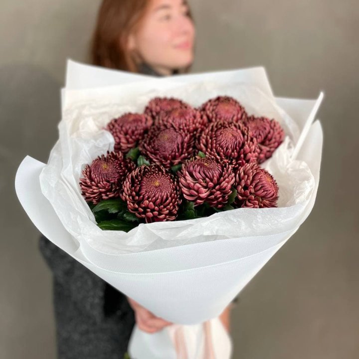 Букет хризантем "Касиопия" в Екатеринбурге