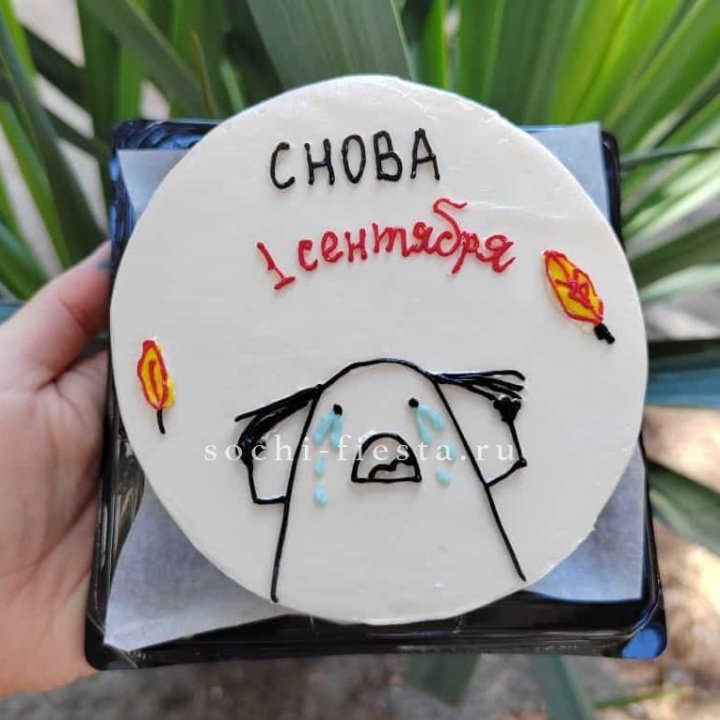 Бенто-торт "Не опять, а снова..." в Екатеринбурге