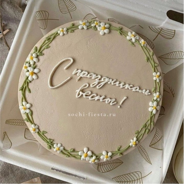 Бенто-торт "C праздником весны!"  в Екатеринбурге