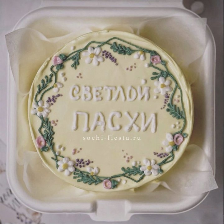 Бенто-торт "Светлой Пасхи" 2 в Екатеринбурге