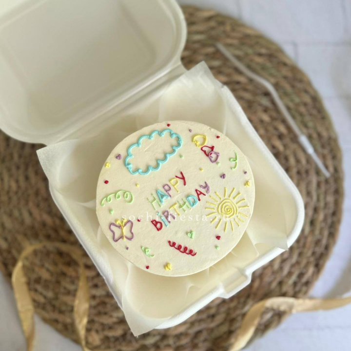 Бенто-торт "С днем рождения!"  в Екатеринбурге