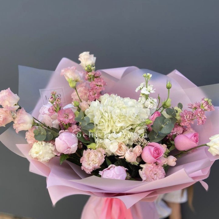 Дизайнерский букет "Фламинго" в Екатеринбурге