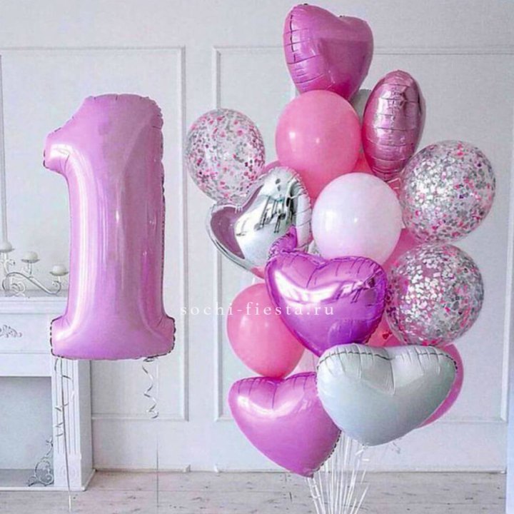 Набор шаров "С днем рождения" в Екатеринбурге