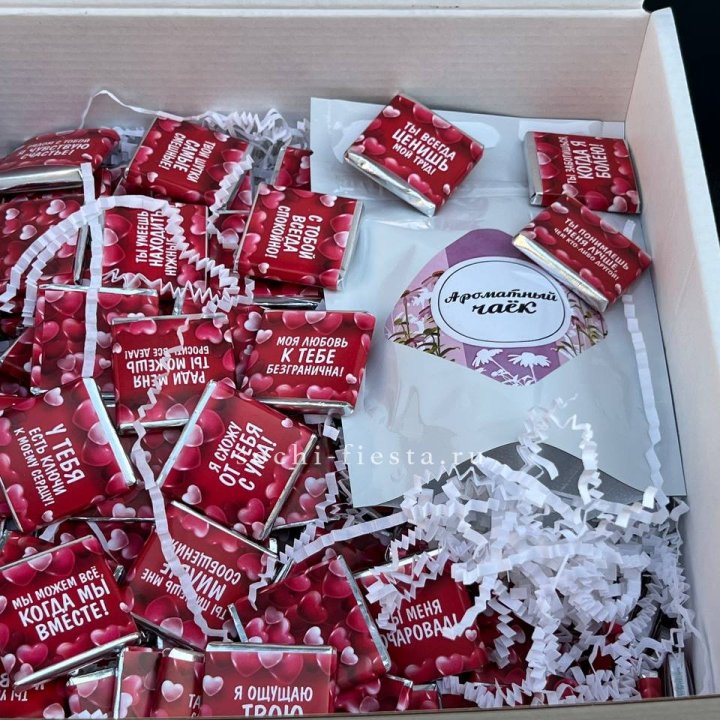 Набор Шоколад и Чай "101 причина любви" в Екатеринбурге