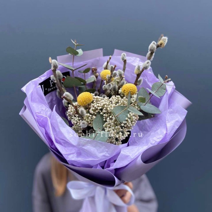 Букет с Вербой №1 в Екатеринбурге