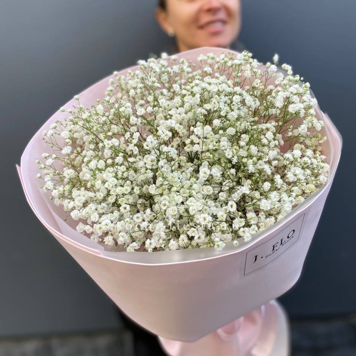 11 белых гипсофил в фоамиране в Екатеринбурге