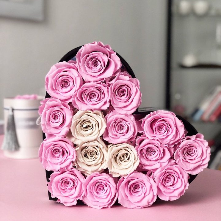 Сердце из роз в Екатеринбурге