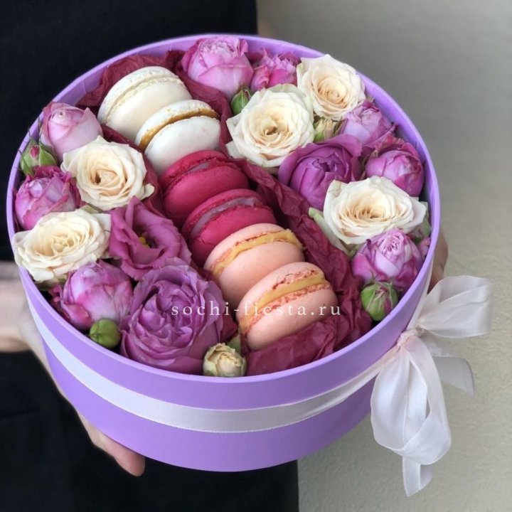 Цветочный бокс "Лаванди" в Екатеринбурге