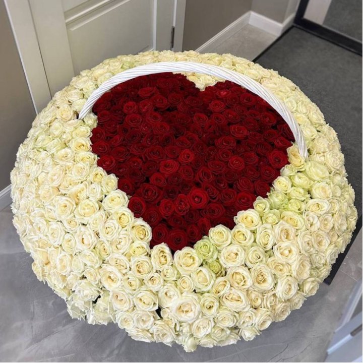 501 роза сердце в Екатеринбурге