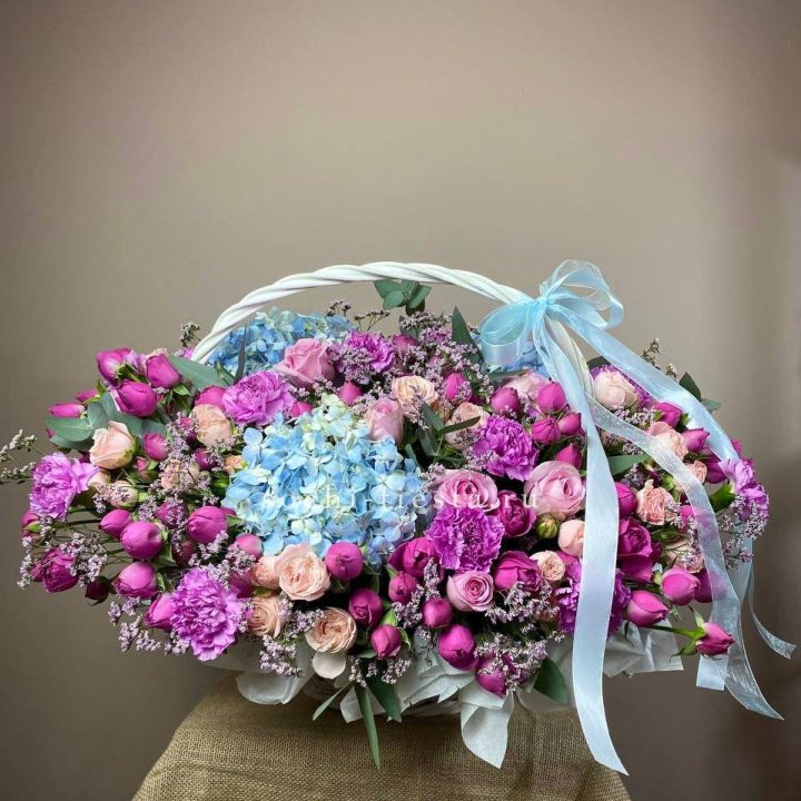 Авторская корзина "Лавандерия" в Екатеринбурге