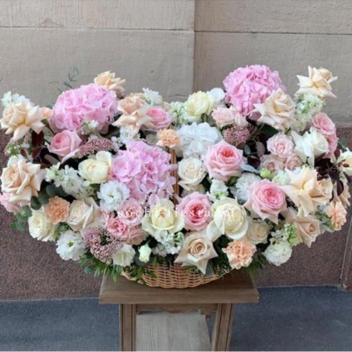 Цветочная корзина макси N2 в Екатеринбурге