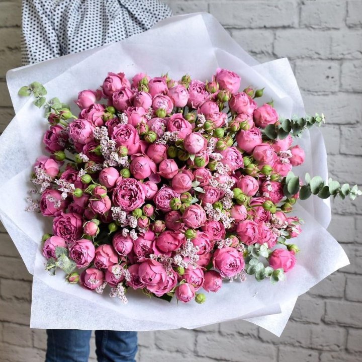 51 кустовая роза в Екатеринбурге