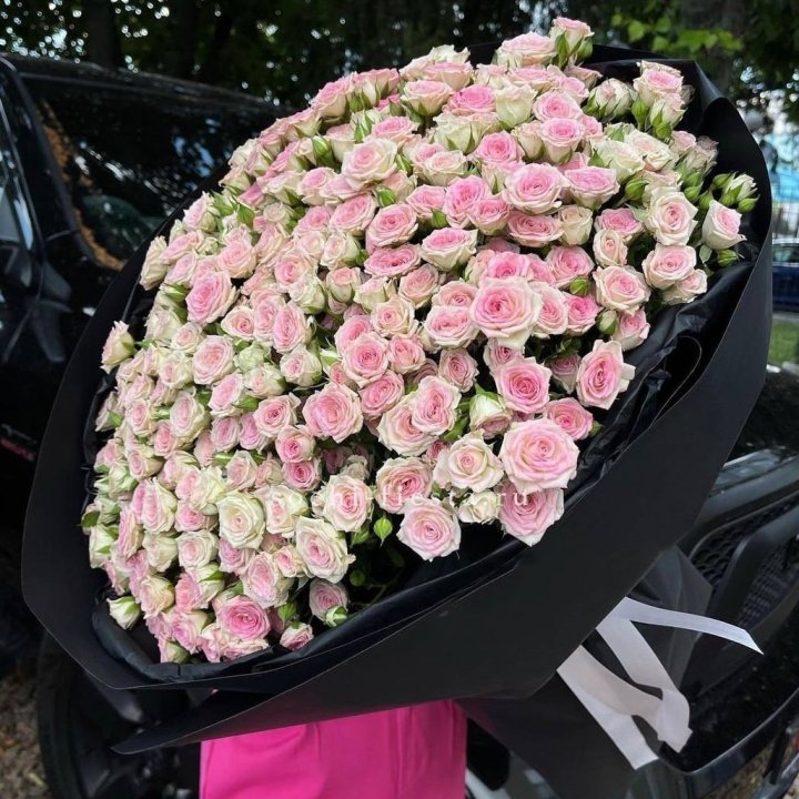 101 кустовая роза "Твистер" в Екатеринбурге