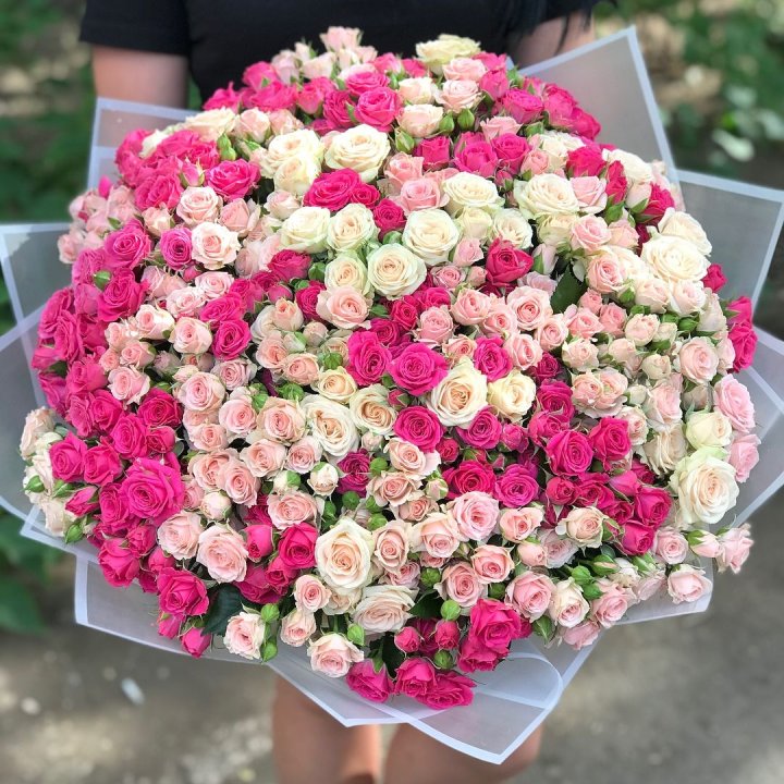 101 кустовая роза в Екатеринбурге