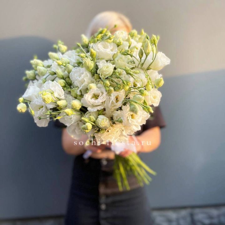 Букет эустом под ленту  в Екатеринбурге