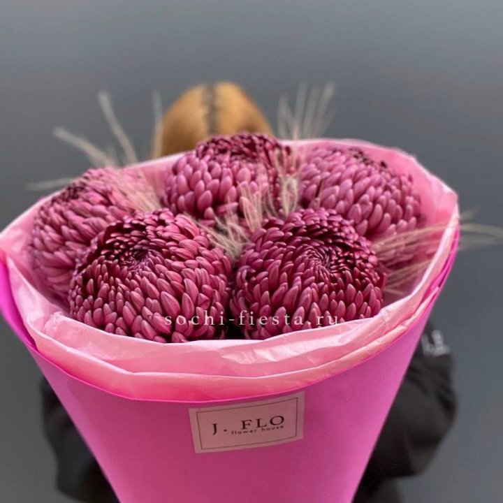 Хризантемы  Бигуди с стифой в Екатеринбурге