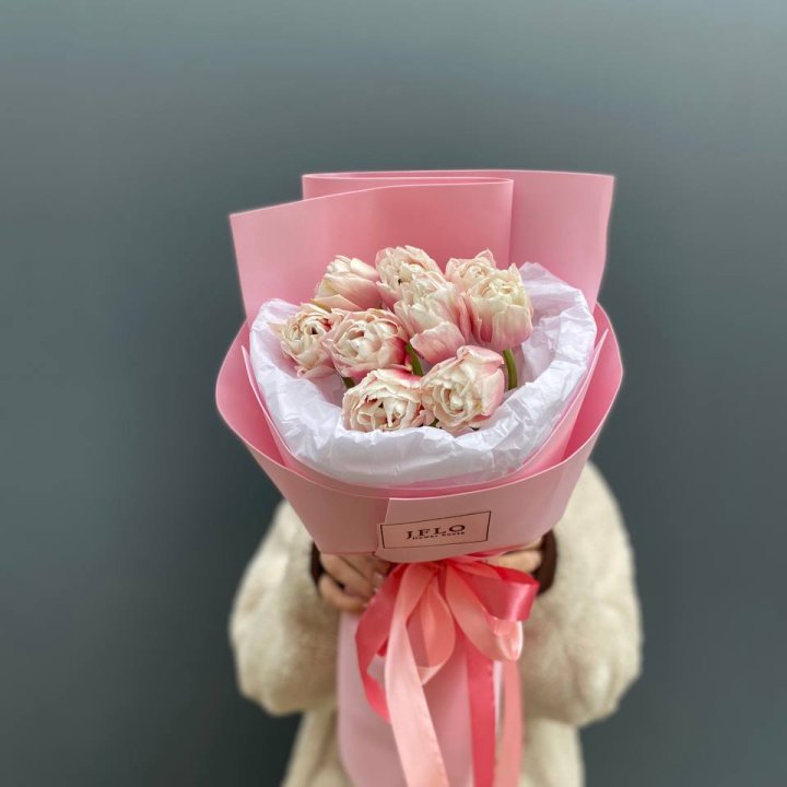 9 нежных тюльпанов в Екатеринбурге