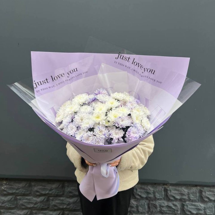 9 воздушных хризантем в Екатеринбурге