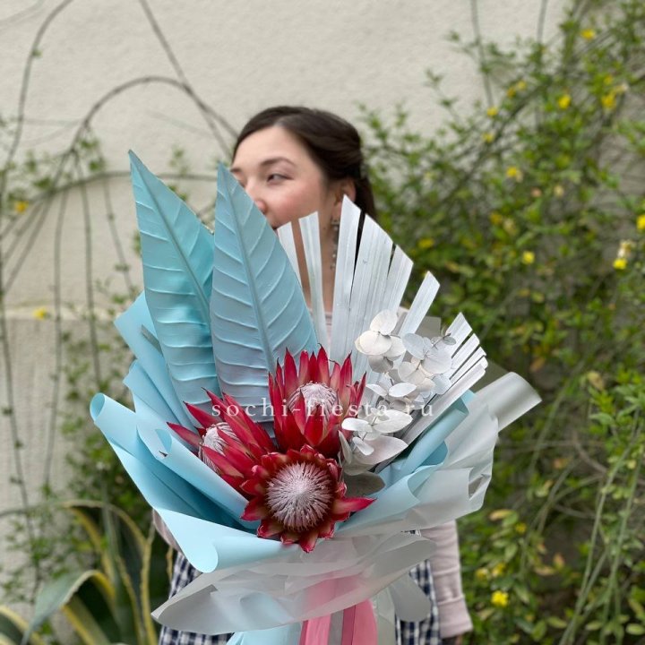 Букет из протеи "Клеопатра-2" в Екатеринбурге