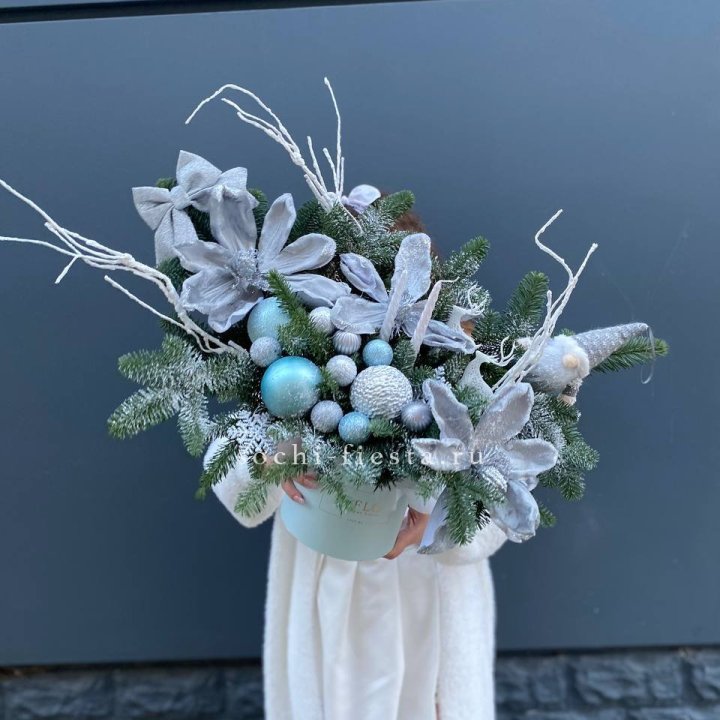 Композиция "Снежный цветок" в Екатеринбурге