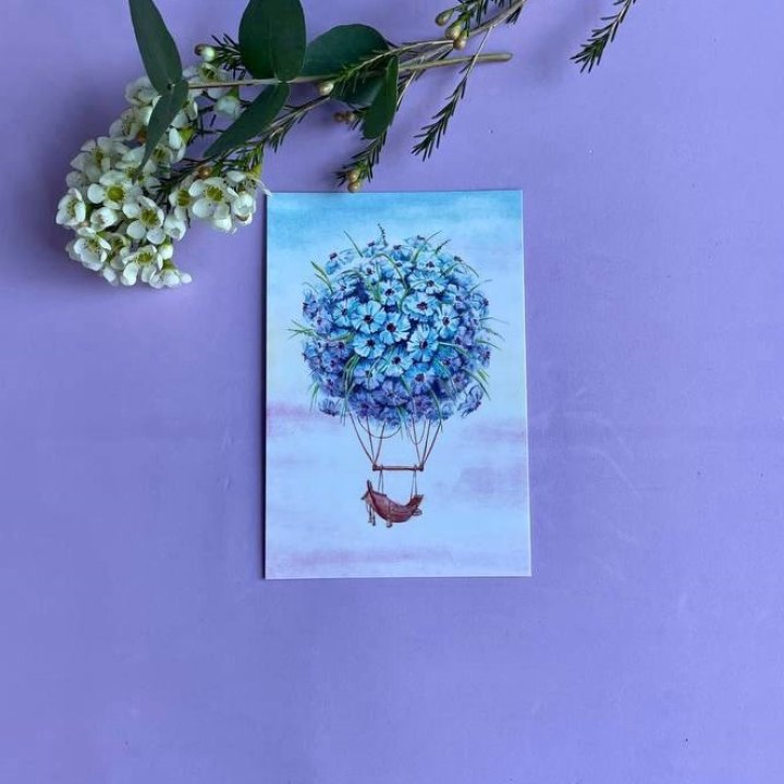 Открытка к букету "Флоростат" в Екатеринбурге