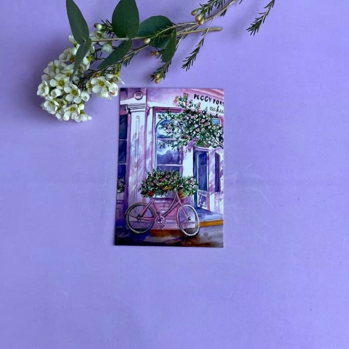 Открытка к букету "Розовый" в Екатеринбурге