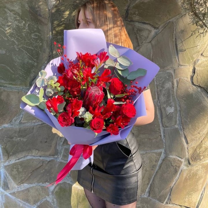 Букет c протеей "Алиса" в Екатеринбурге