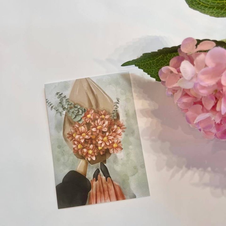 Открытка к букету "Букет" в Екатеринбурге