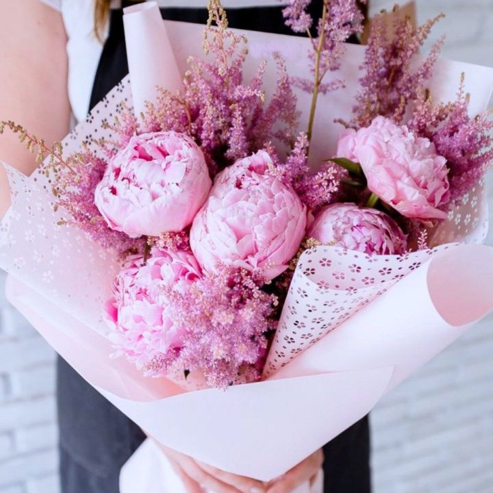 Букет пионов "Мелиса" в Екатеринбурге