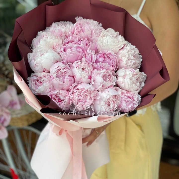 Букет с пионами №5 в Екатеринбурге