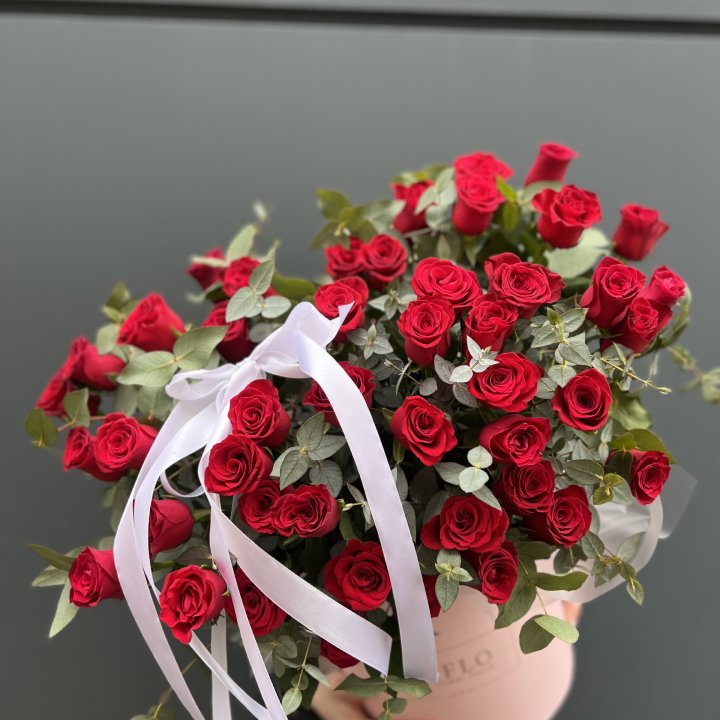 45 Красных роз в боксе "Сеньёрита" в Екатеринбурге