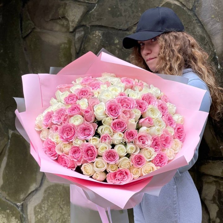 101 роза Миксбери в Екатеринбурге