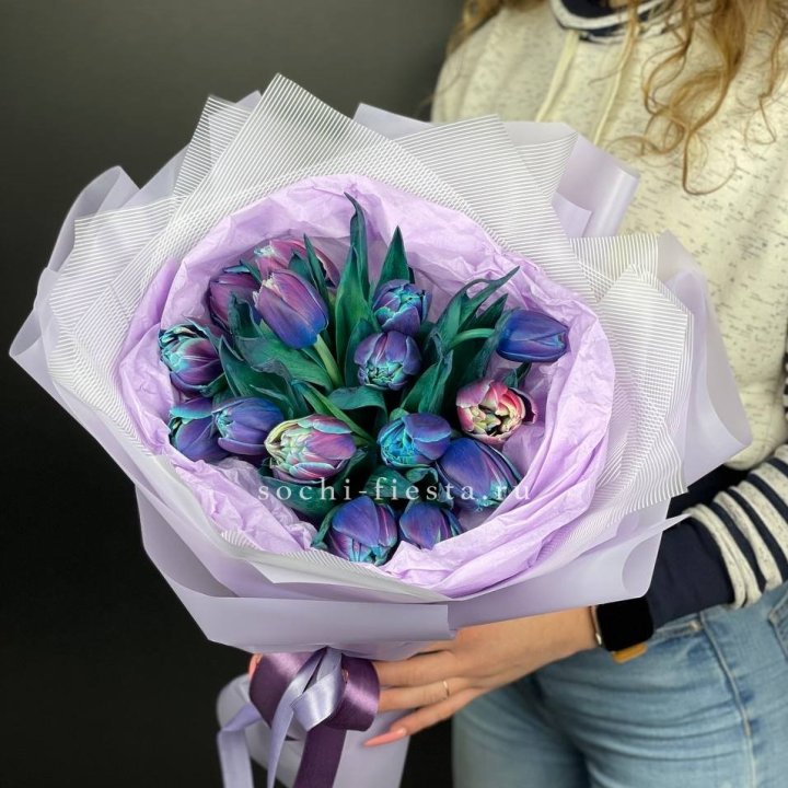 Букет тюльпанов "Пандора" в Екатеринбурге