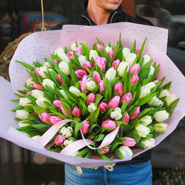 101 тюльпан микс в Екатеринбурге