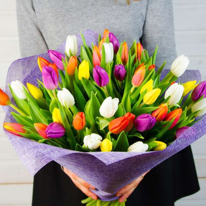 51 тюльпан "Рандом" №2 в Екатеринбурге